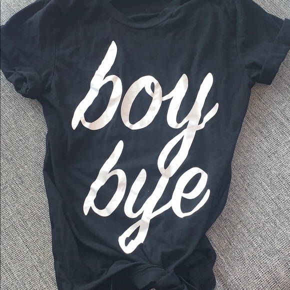 Tops - Beyoncé Lyrics Boy Bye Tee Size Small